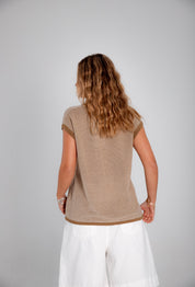 Blusa Marine beige