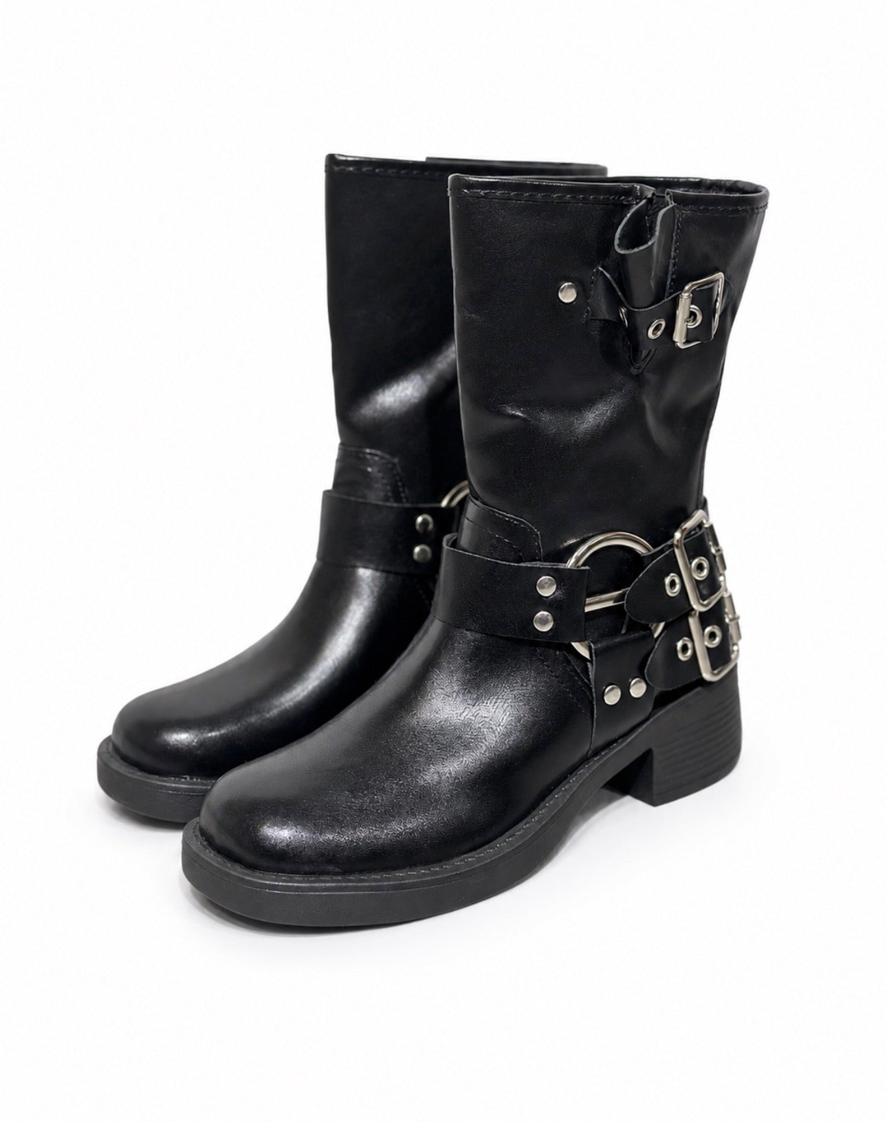 Bota Eloise negra corta
