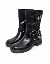 Bota Eloise negra corta