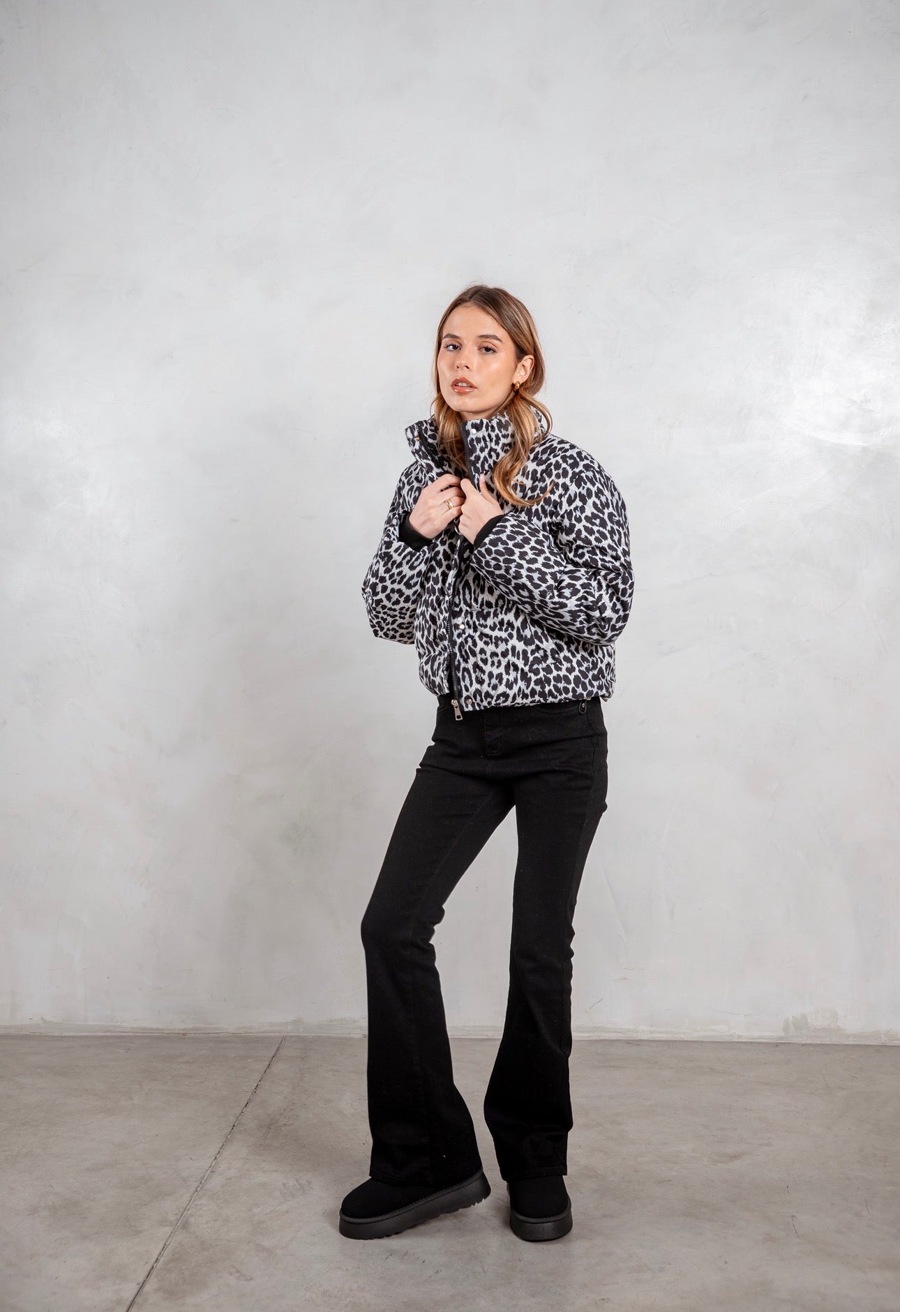 Puffer Print gris