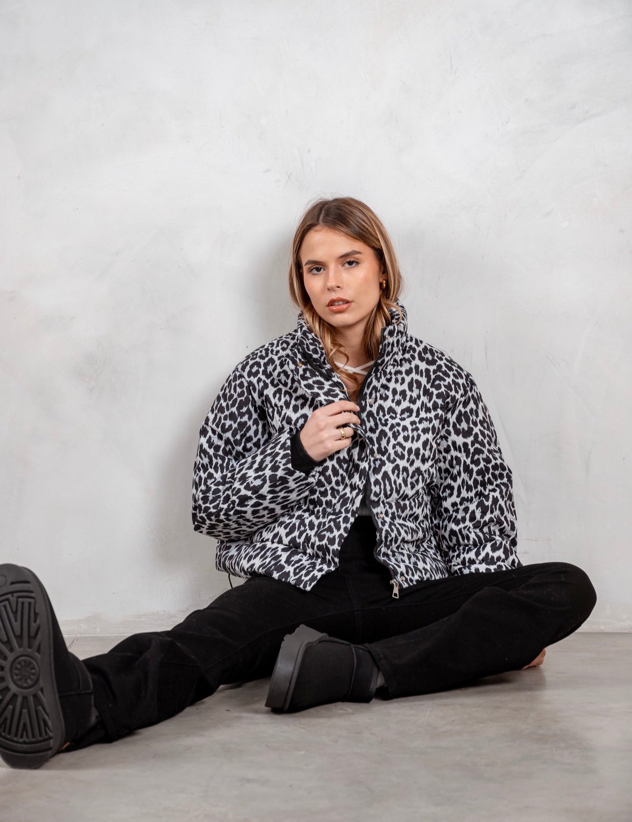 Puffer Print gris