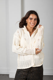 Saco Danielle blanco