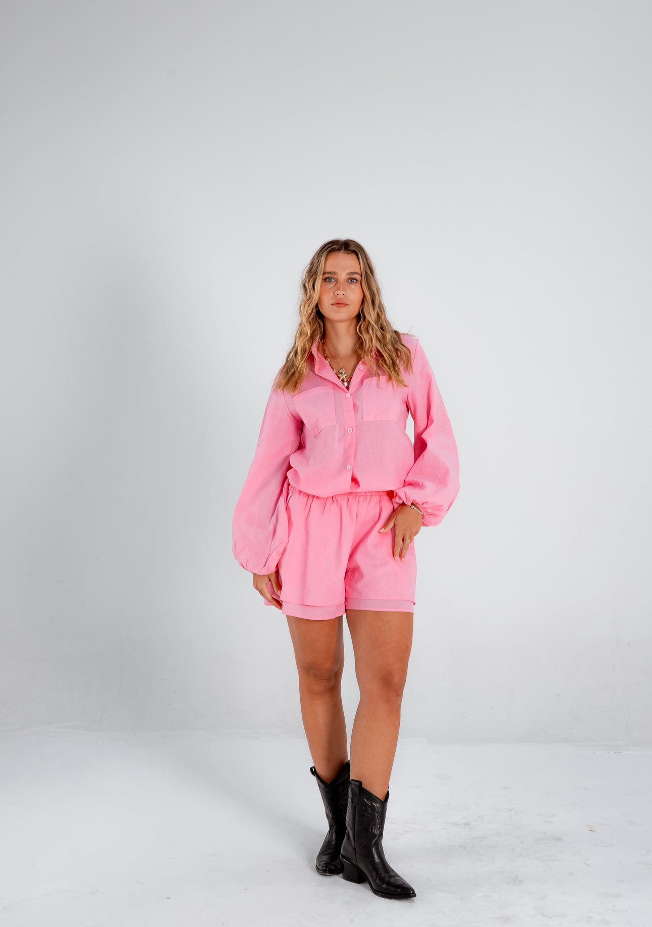 Conjunto Selene rosa