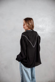 Camisa Ágatha negra