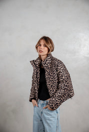 Puffer print beige