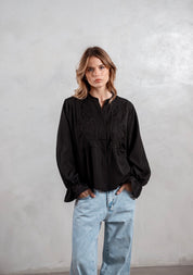 Camisa Jazmín negra