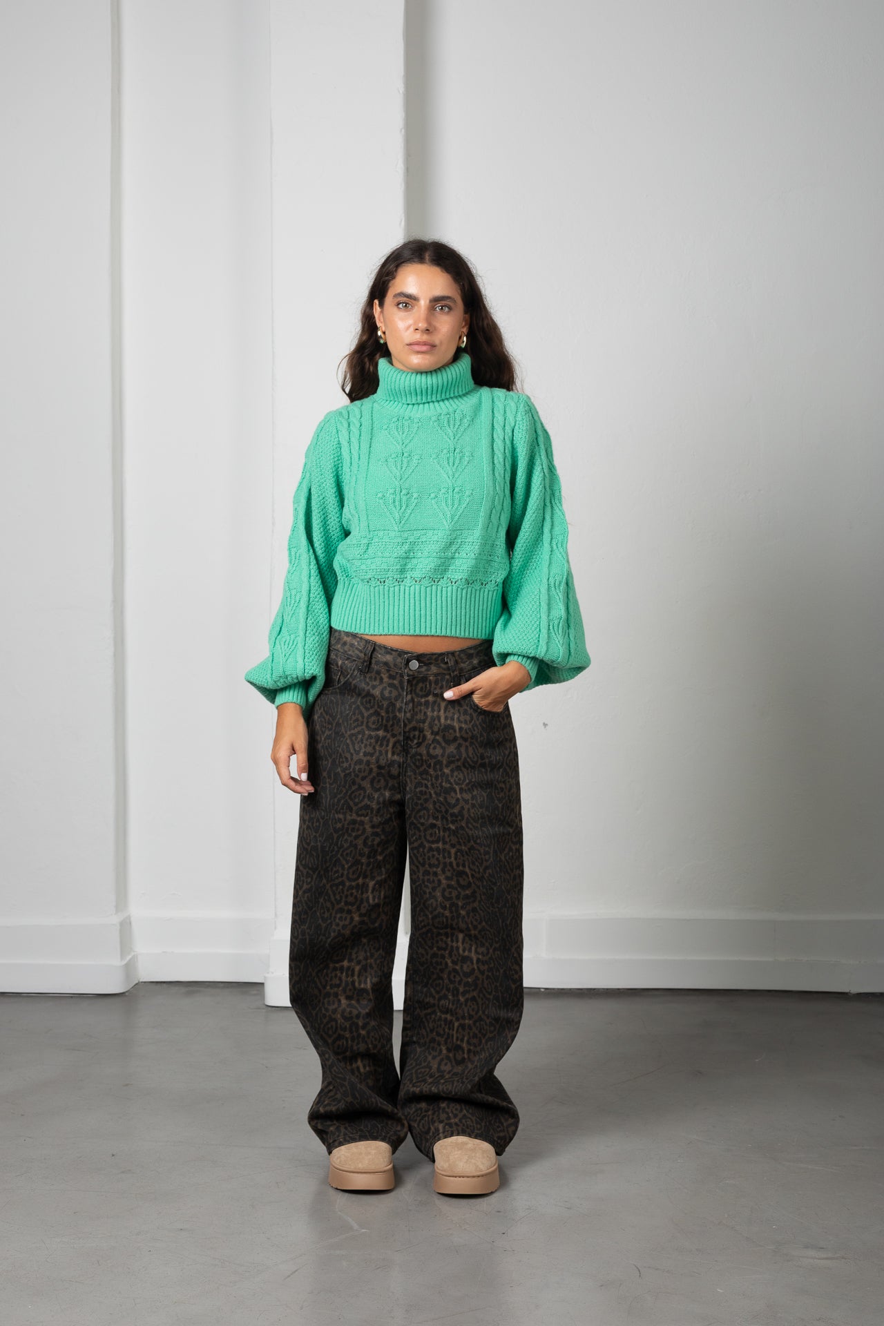 Polera Belle verde