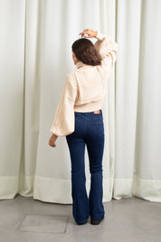 Polera Belle manteca