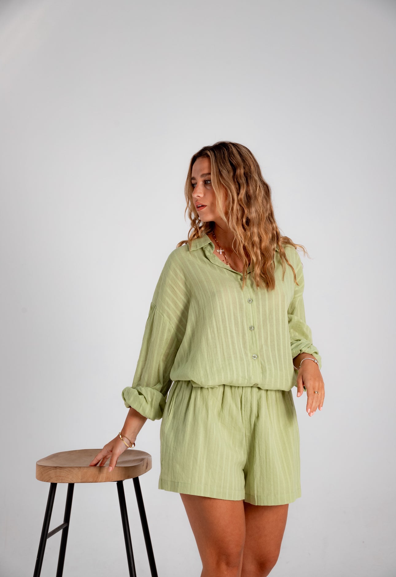 Conjunto Delphine verde