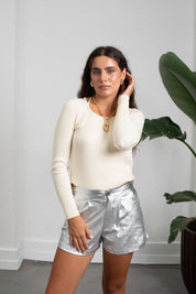 Polera Sia manteca