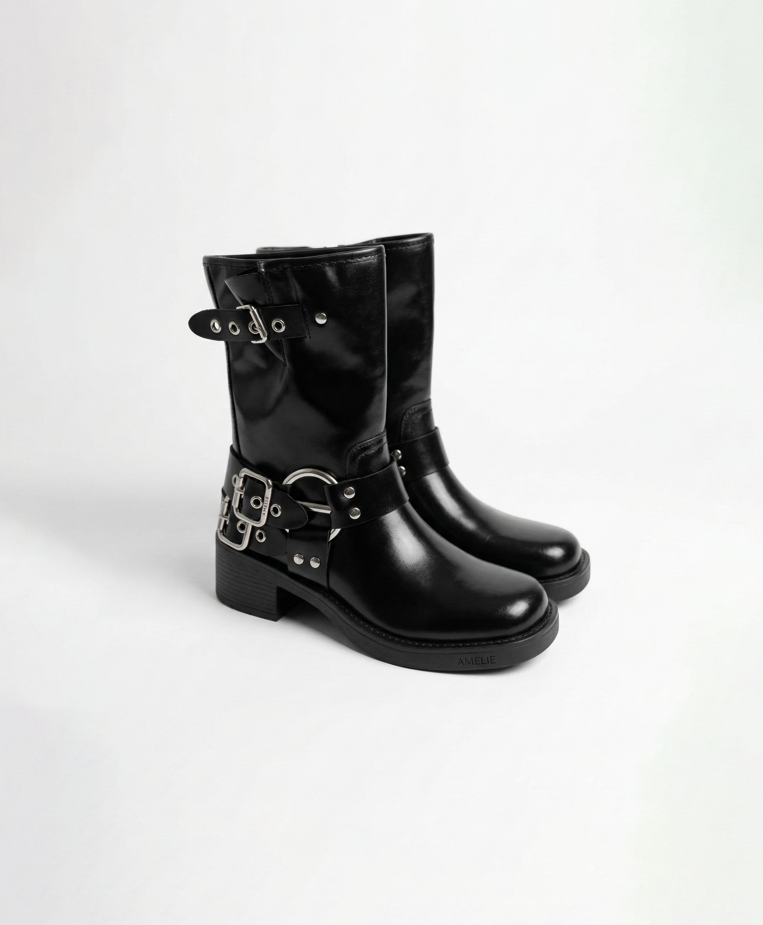 Bota Eloise negra corta