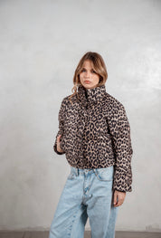 Puffer print beige