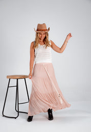 Pollera Muse rosa