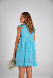 Vestido Amber celeste