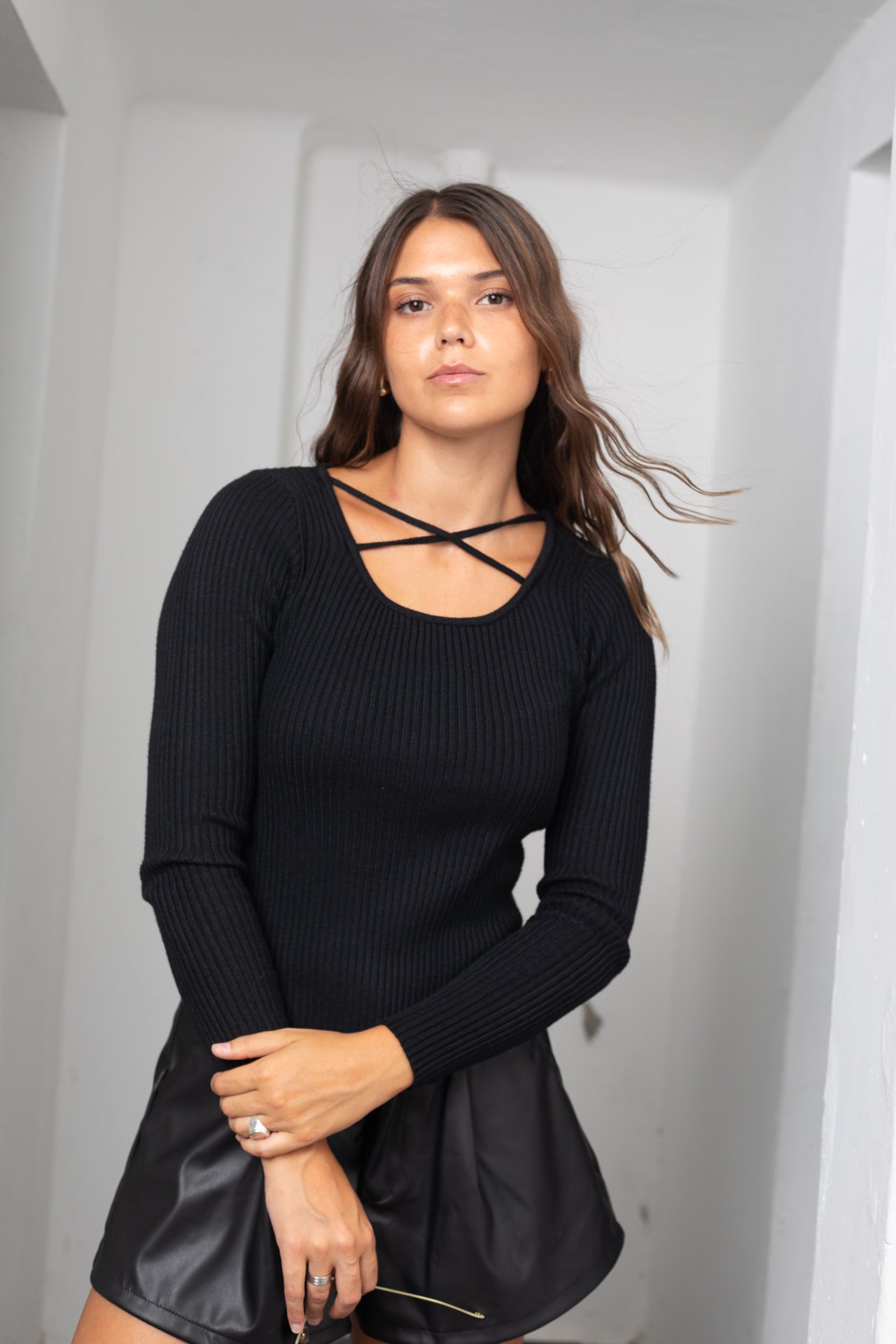 Polera Sia negra