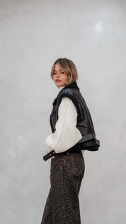 Chaleco Brigitte negro