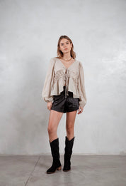 Camisa Viena beige