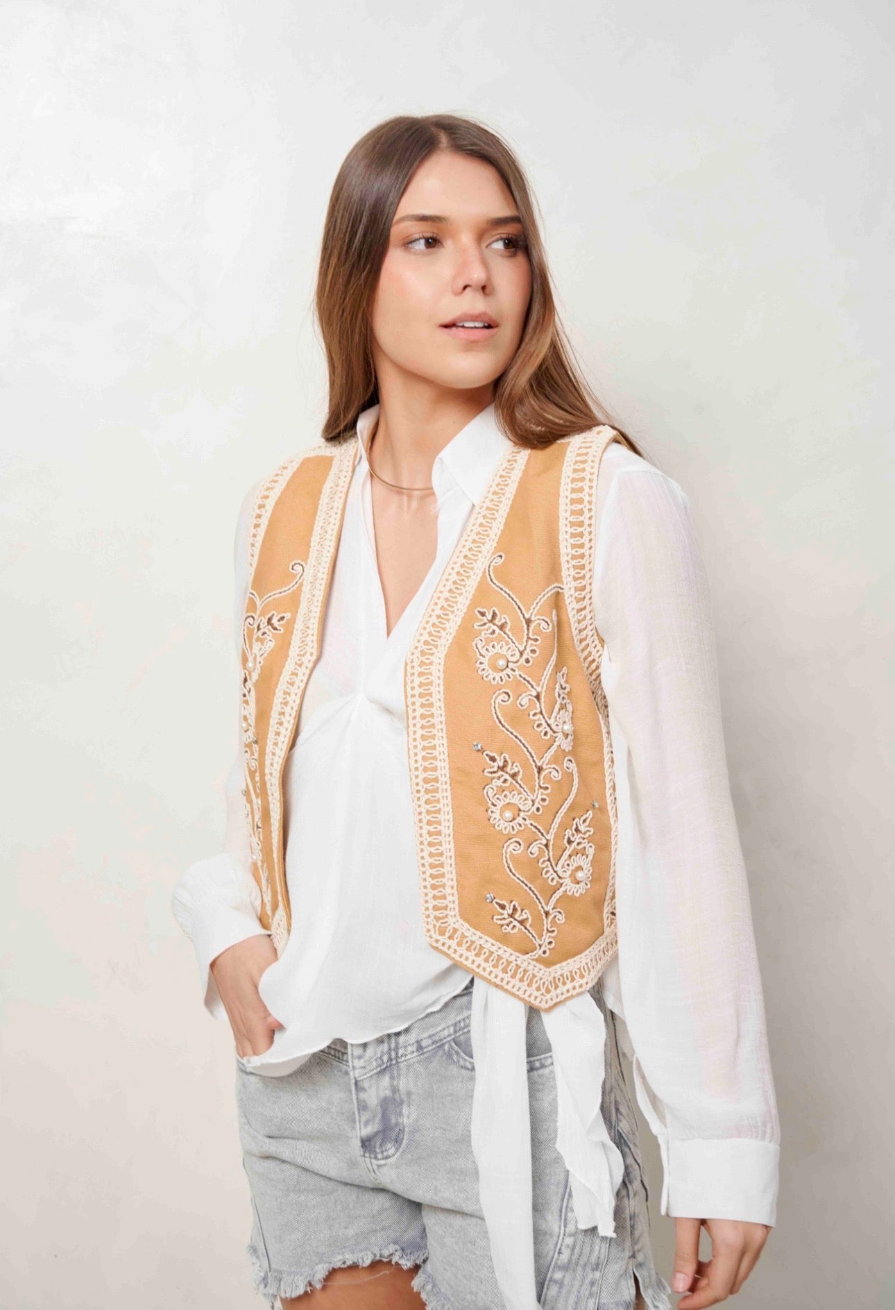 Chaleco Olivia