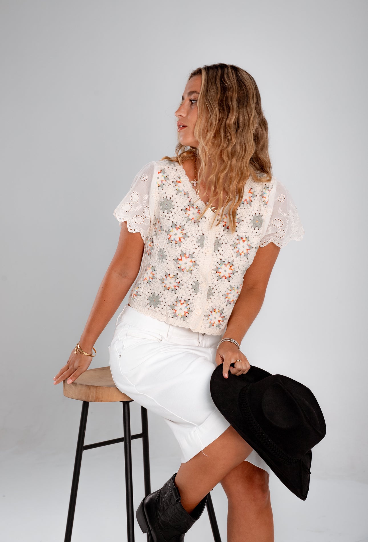 Blusa Rose verde