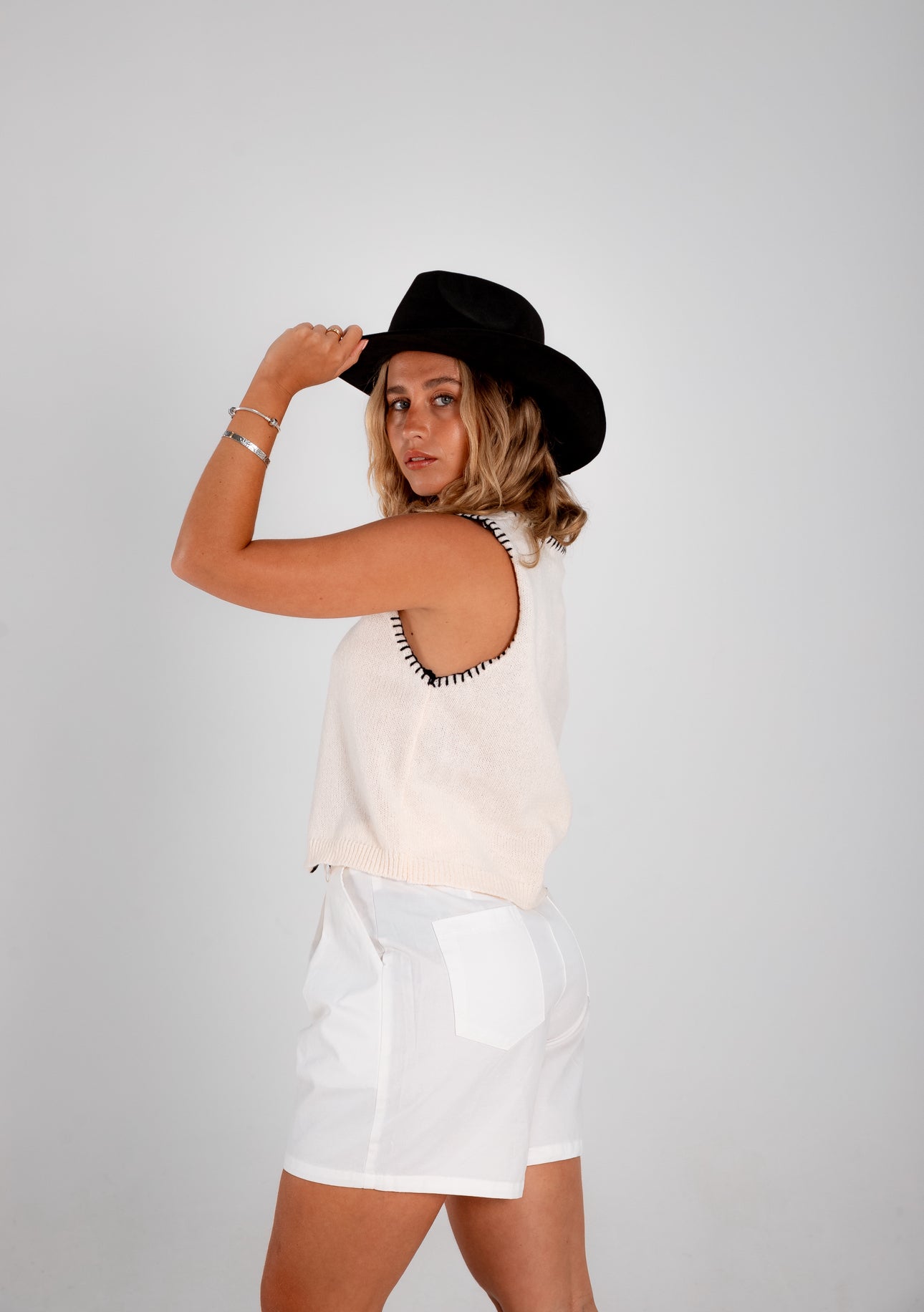 Chaleco Sophie blanco