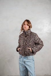 Puffer print beige