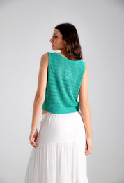 Musculosa Adele verde