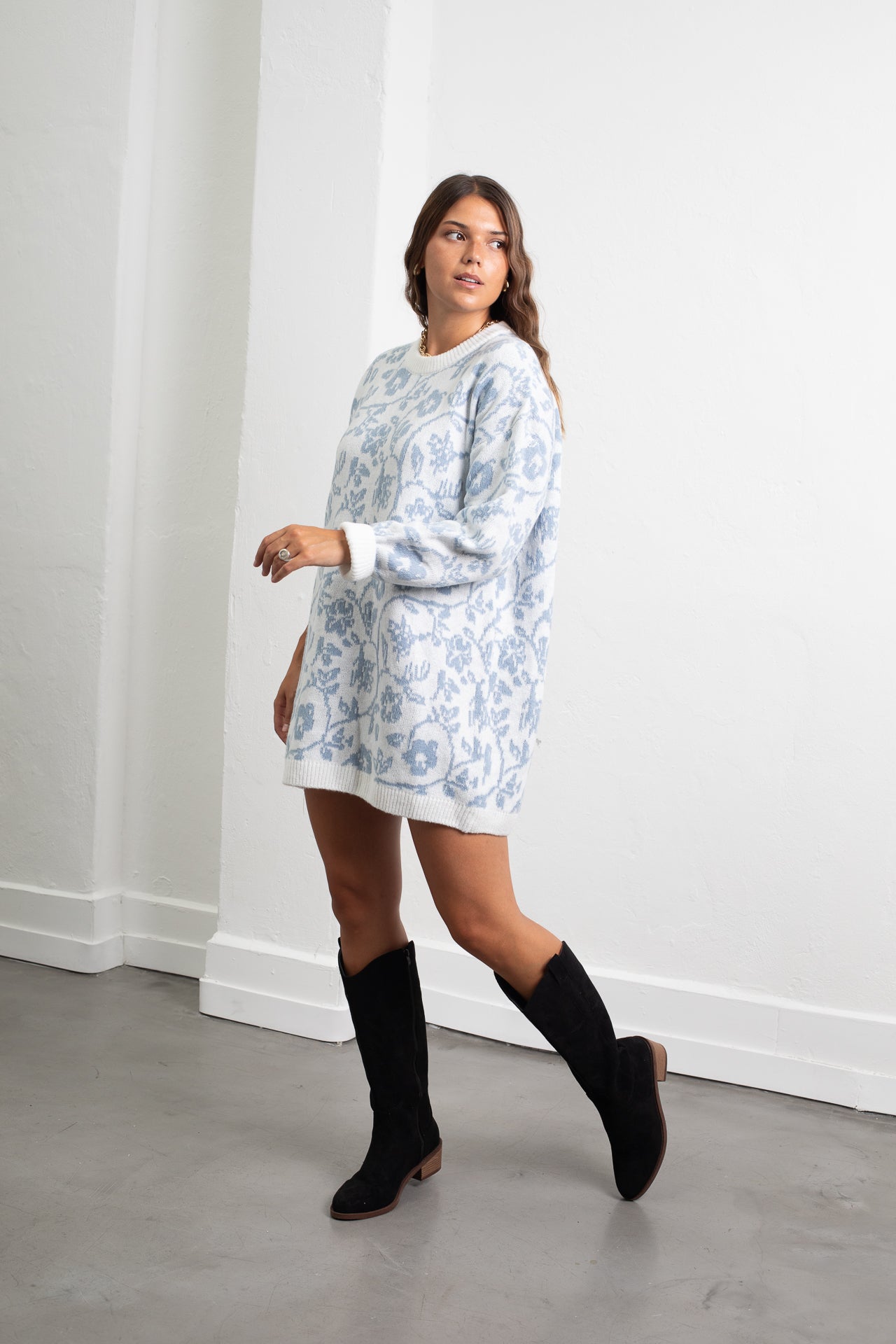 Vestido Valentine celeste