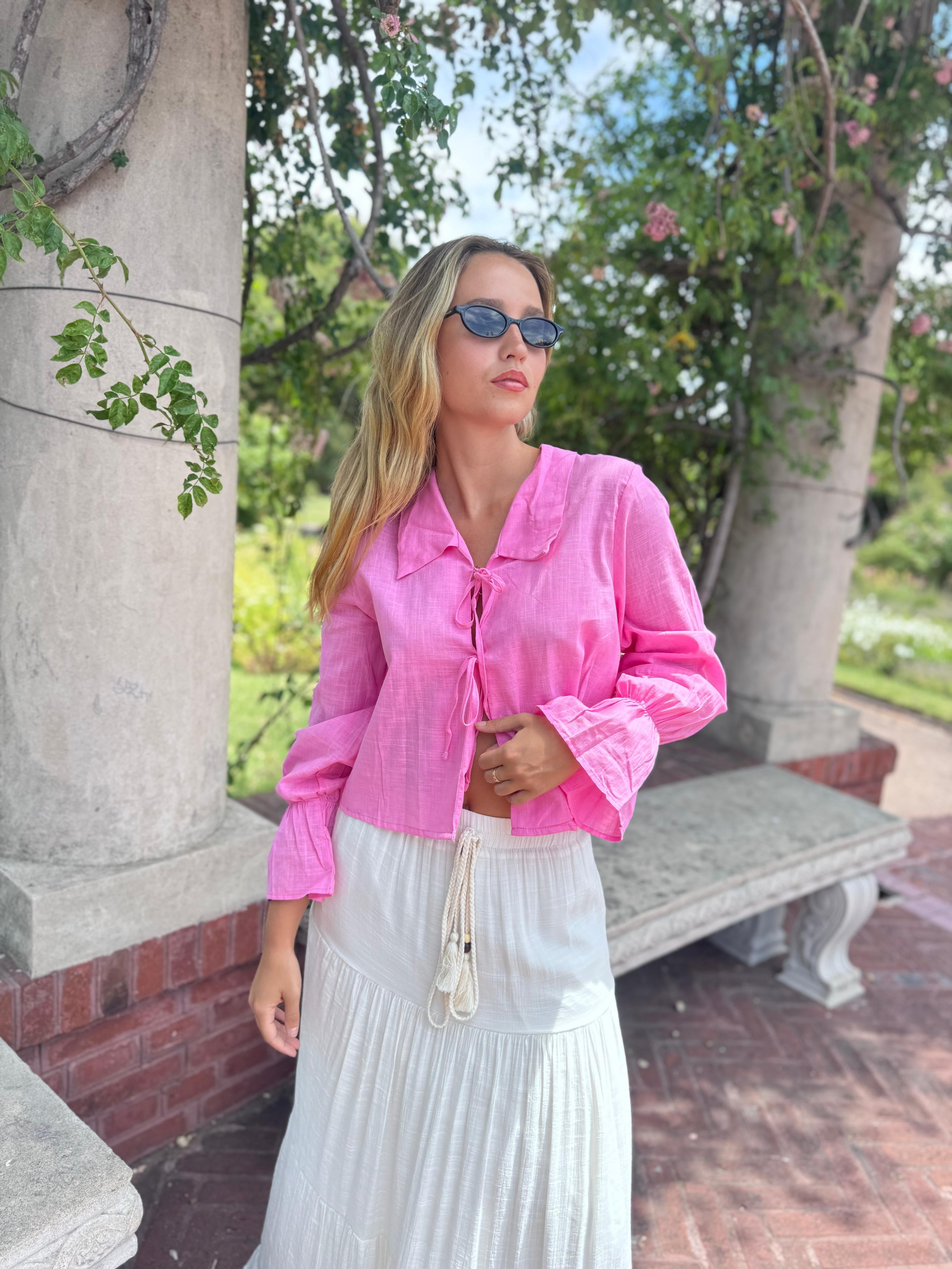 Camisa Juliette rosa