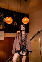 Chaqueta Briggite Camel