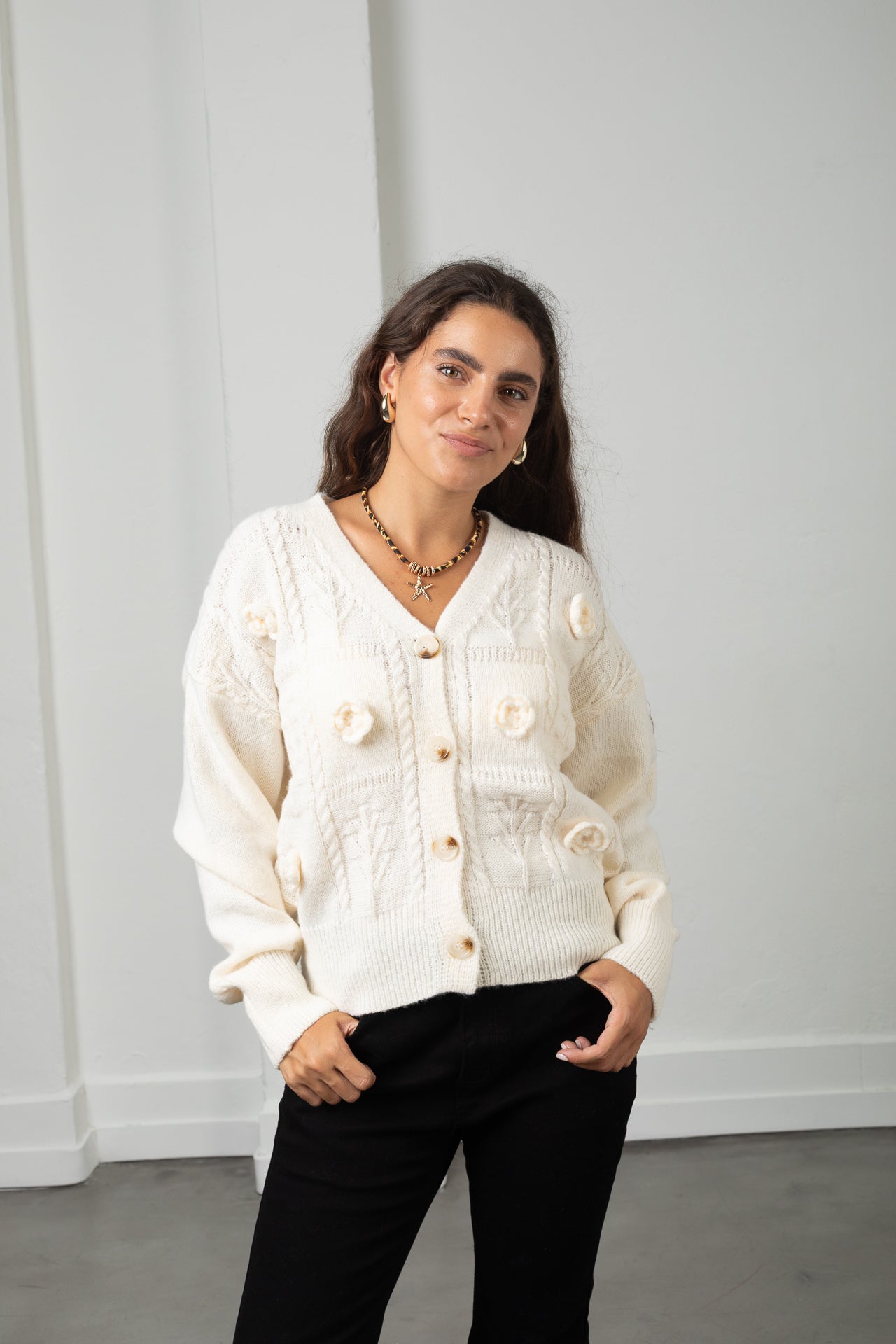 Saco Oriana blanco