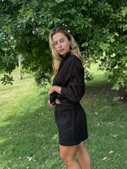 Conjunto Delphine negro