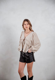 Camisa Viena beige
