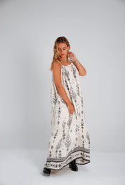 Vestido Maggie crudo