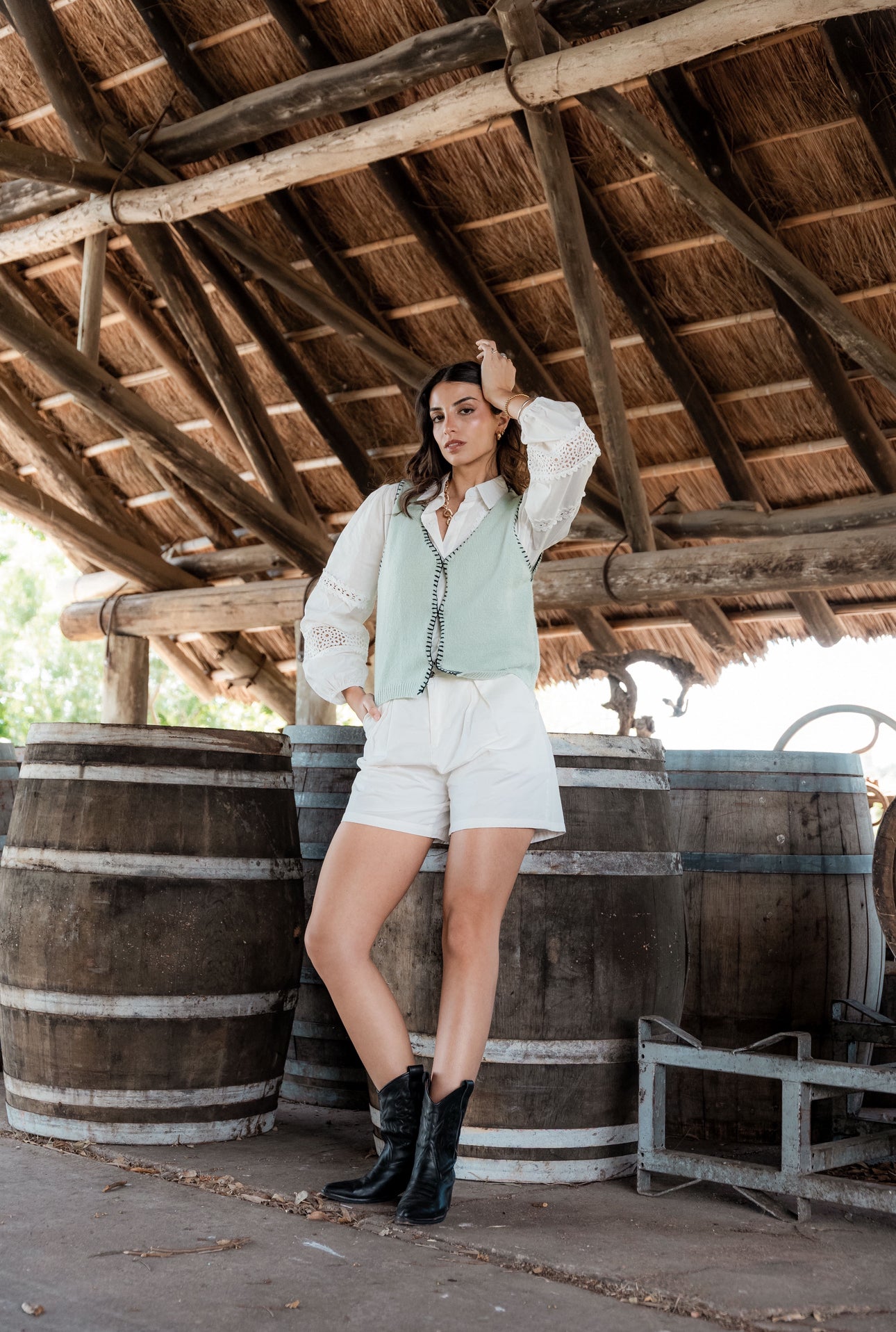 Chaleco Sophie verde