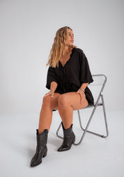 Blusa Belly negra