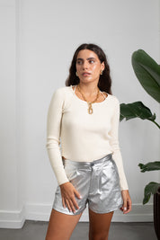 Polera Sia manteca