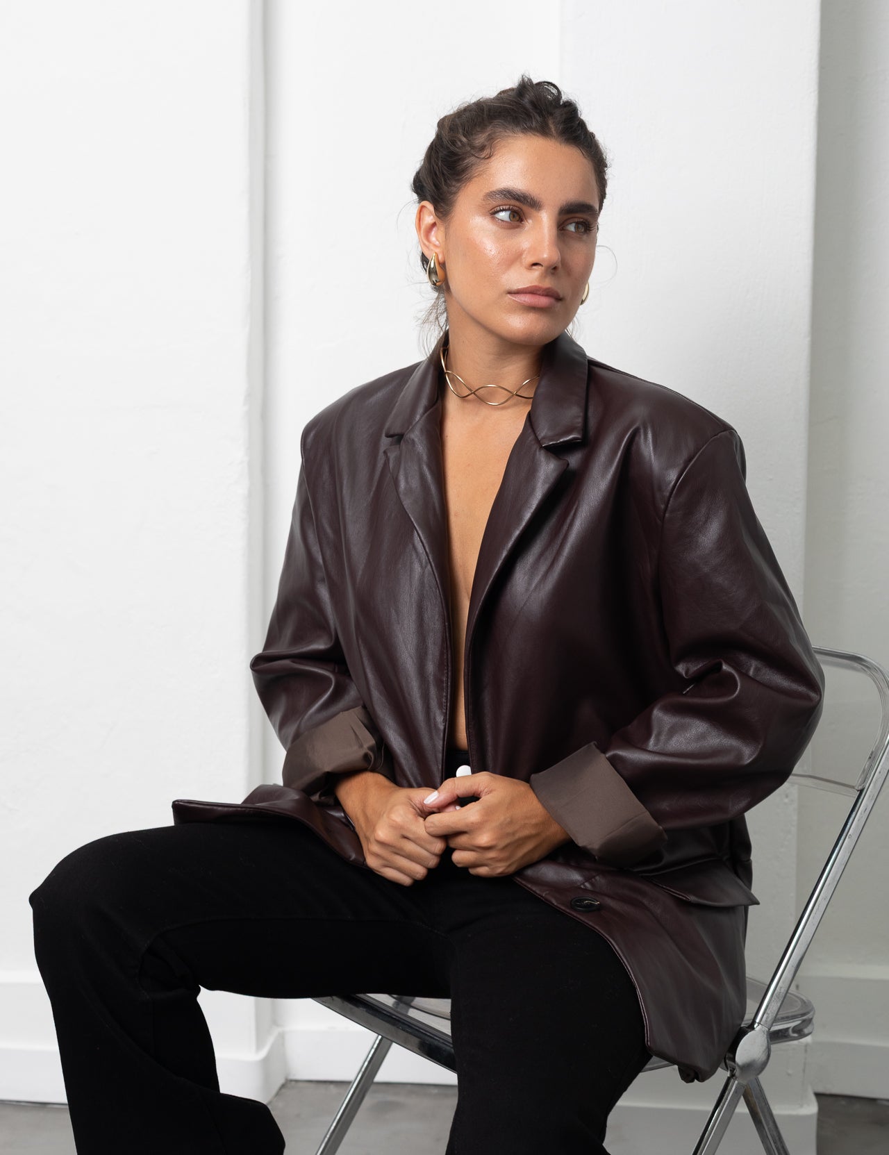 Blazer Florence bordó