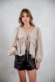Camisa Viena beige