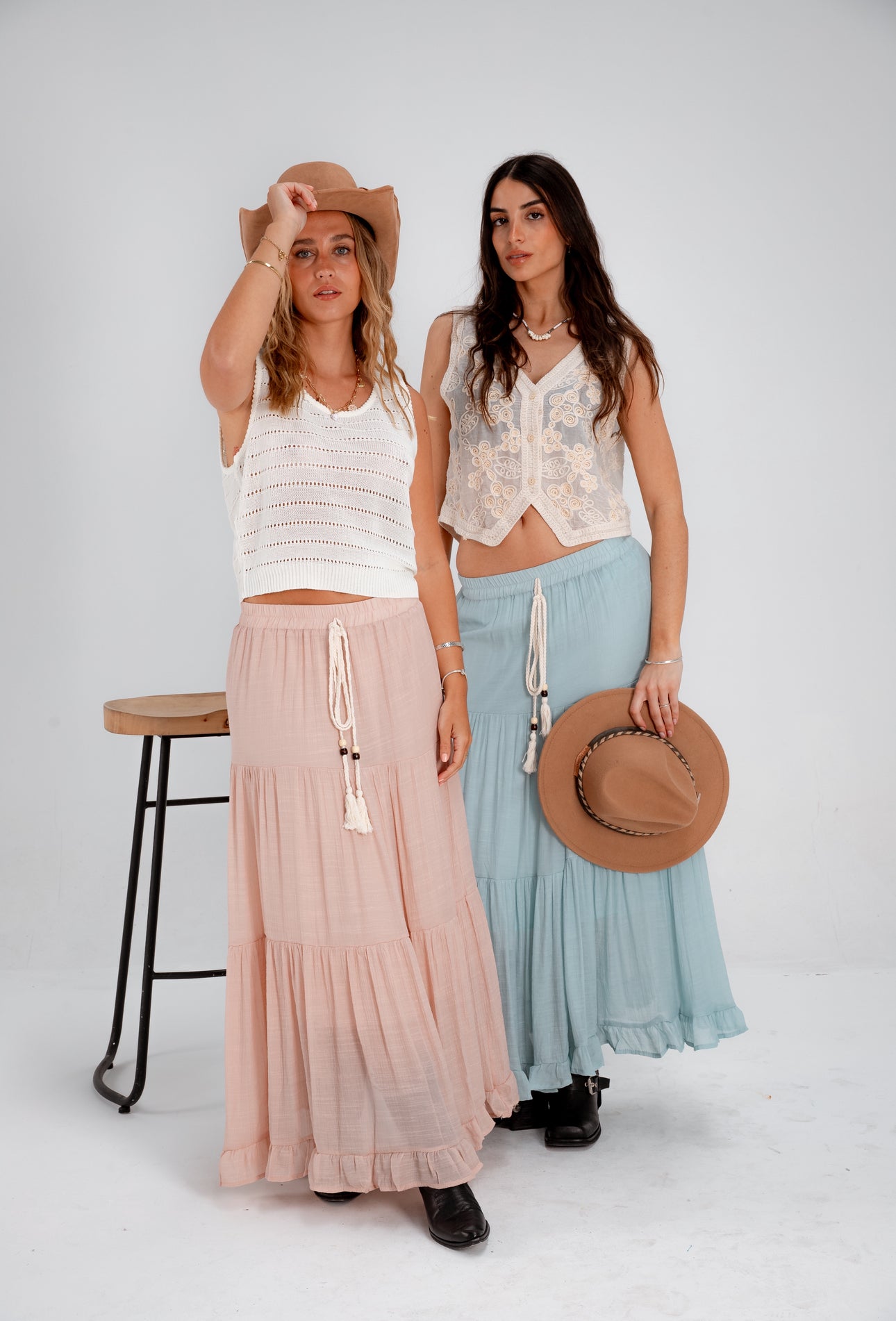 Pollera Muse rosa