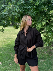 Conjunto Delphine negro