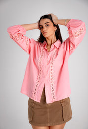 Camisa Magnolia rosa
