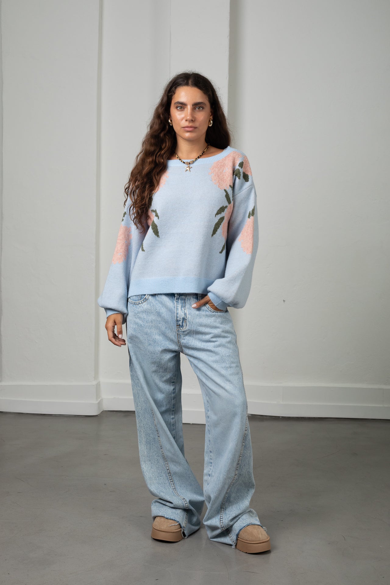Buzo Rose celeste
