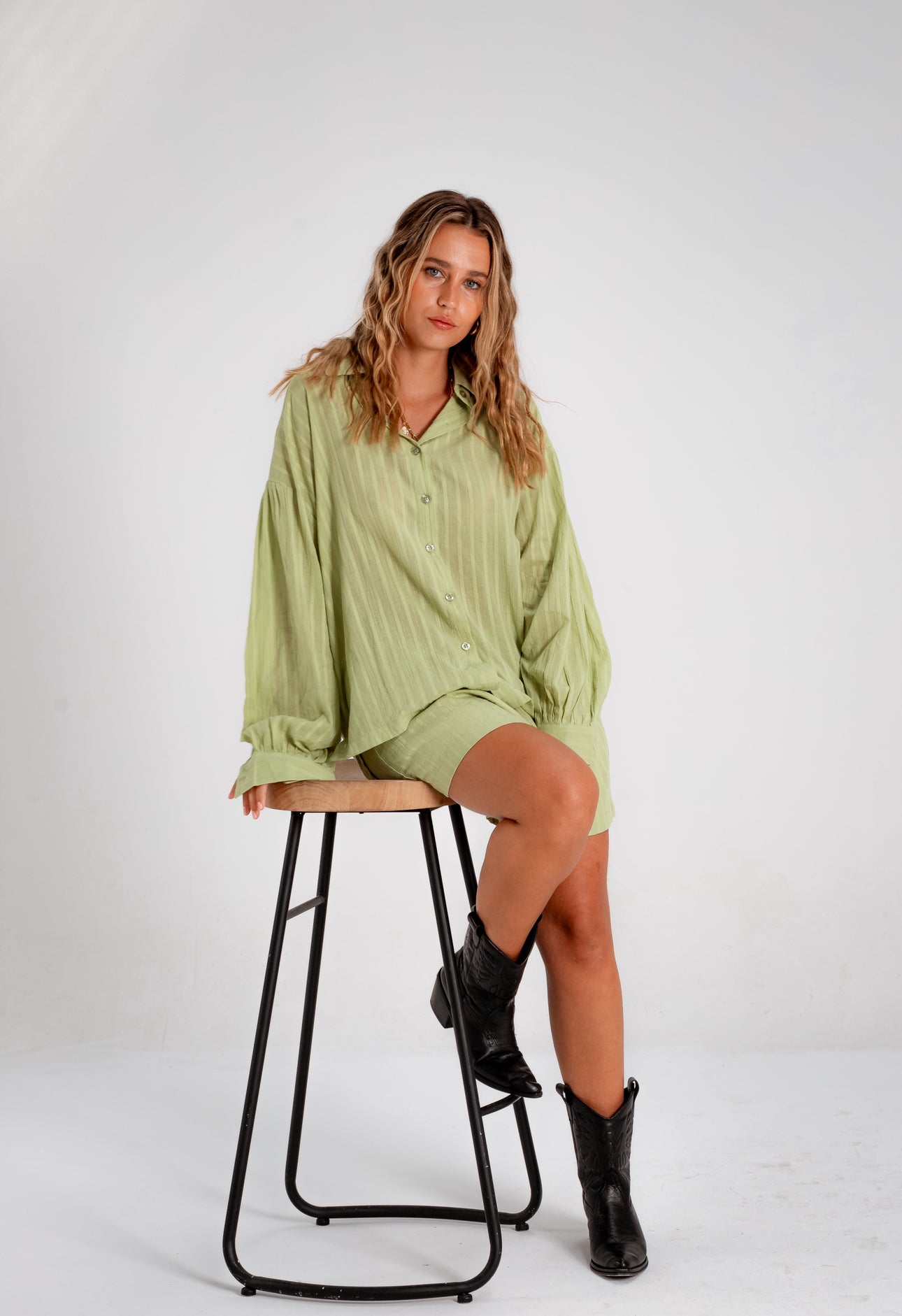 Conjunto Delphine verde