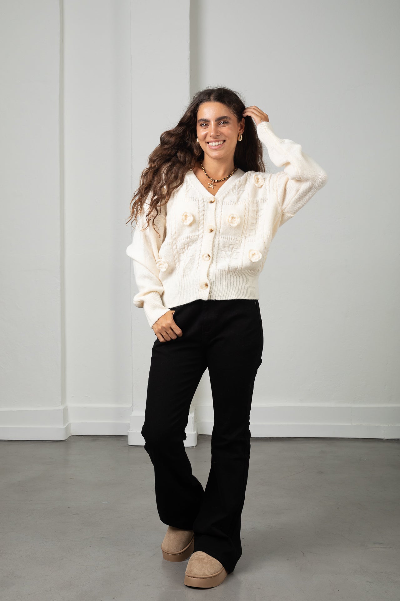 Saco Oriana blanco