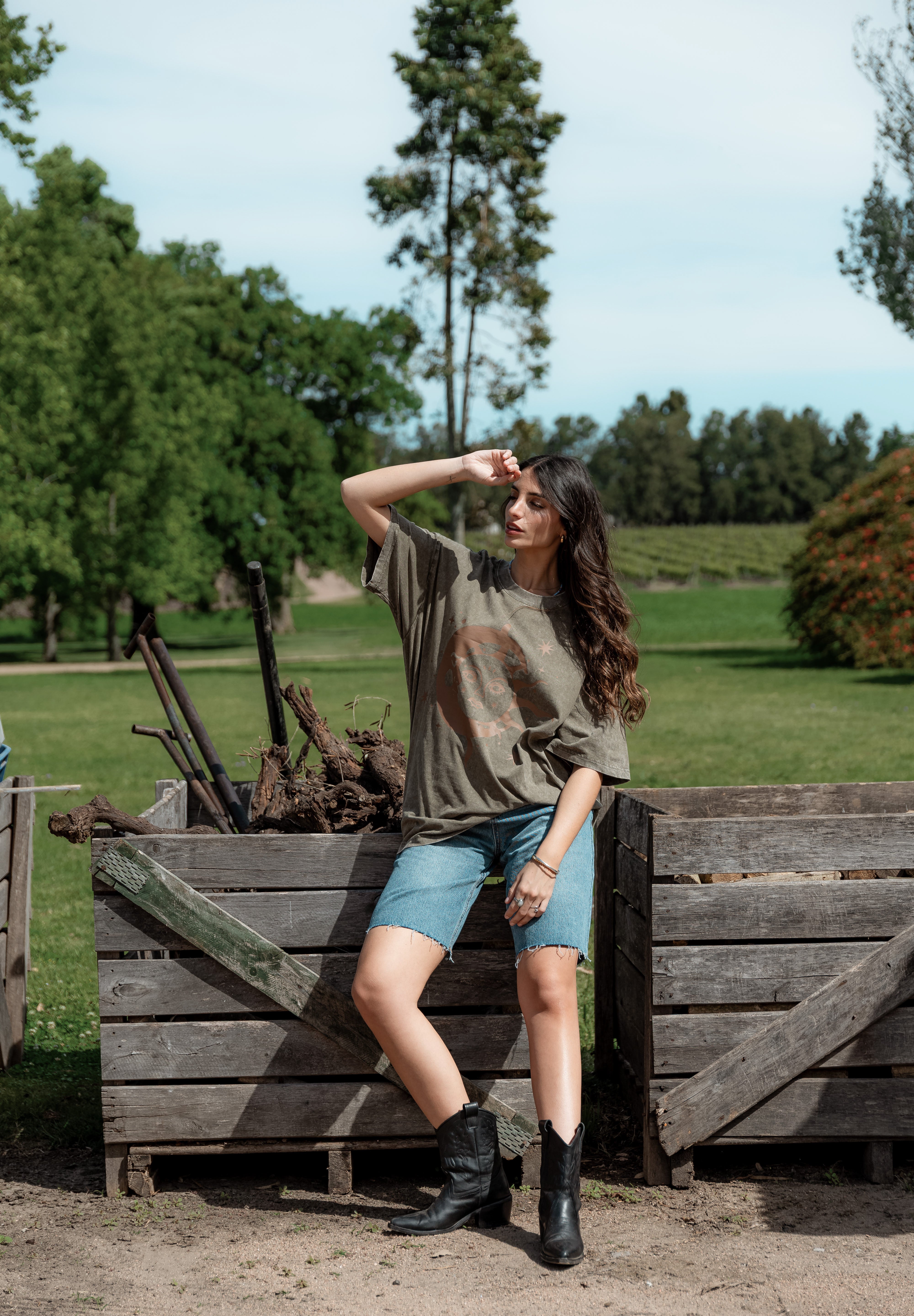 Remeron Sol y Luna verde