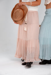Pollera Muse rosa