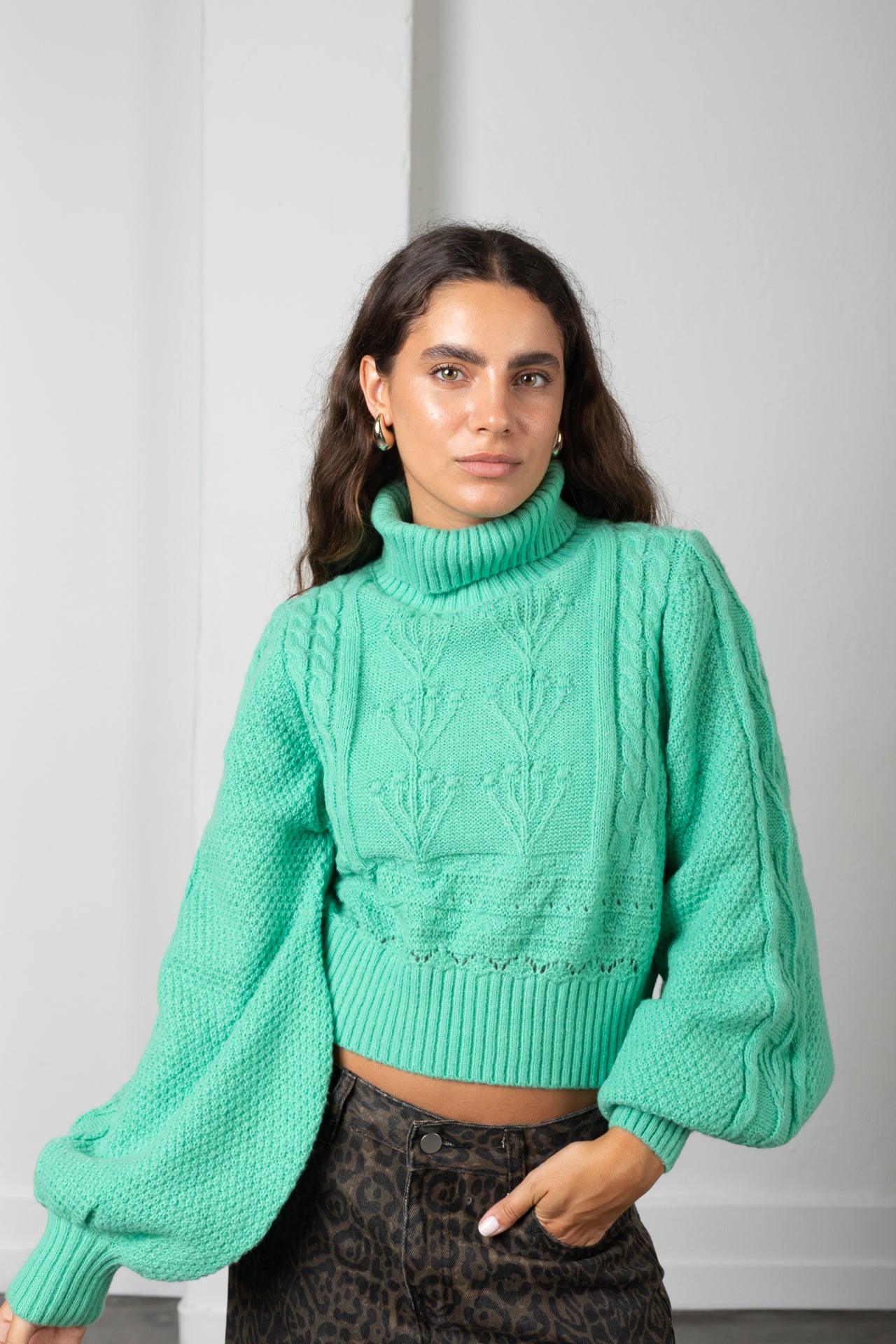 Polera Belle verde