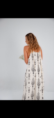 Vestido Maggie crudo