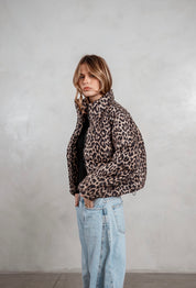 Puffer print beige