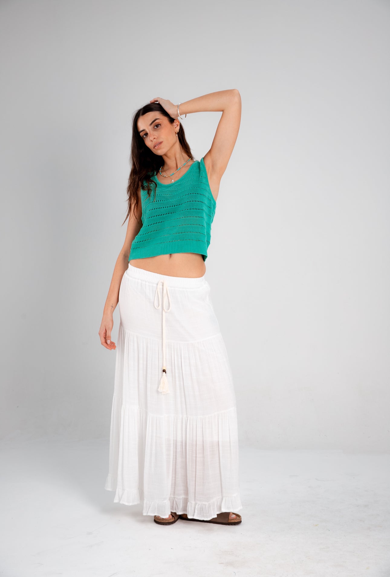 Musculosa Adele verde